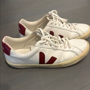 Men’s Veja White Sneakers Size 9